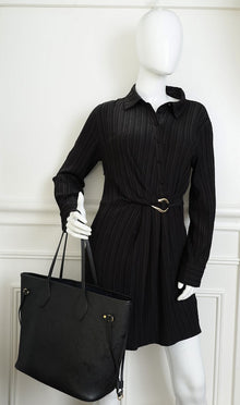 Louis Vuitton Black Monogram Giant Empreinte Neverfull MM Bag