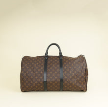 Louis Vuitton Bicolor Monogram Macassar Keepall Bandouliere 55 Bag