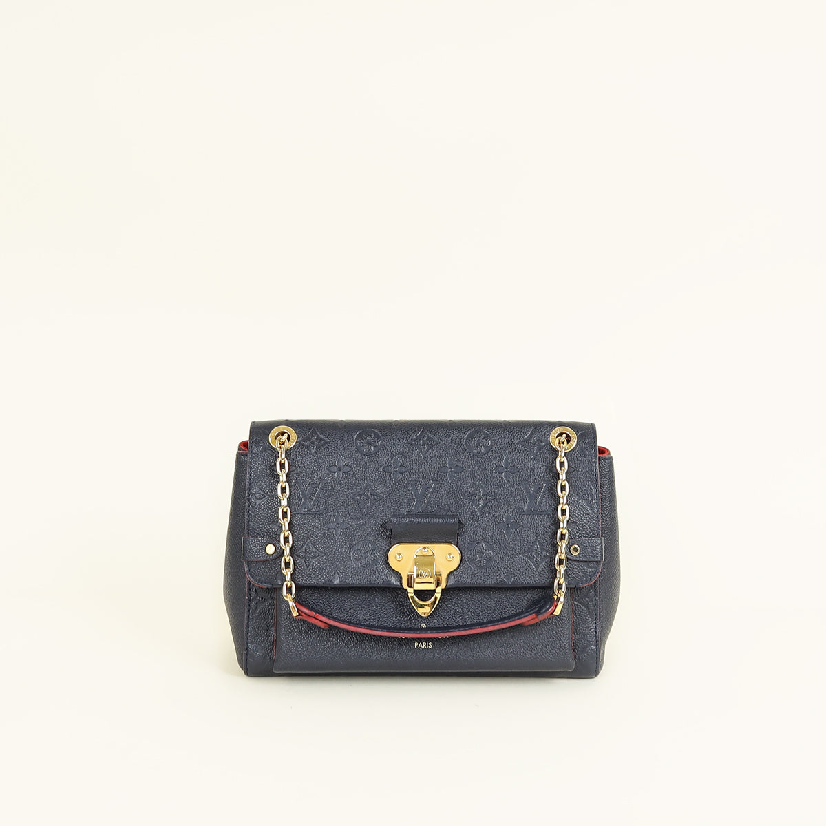 Louis Vuitton Blue Marine Monogram Empreinte Vavin PM Bag