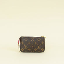 Louis Vuitton Monogram Fuchsia Christmas Animation Mini Pochette Accessoires