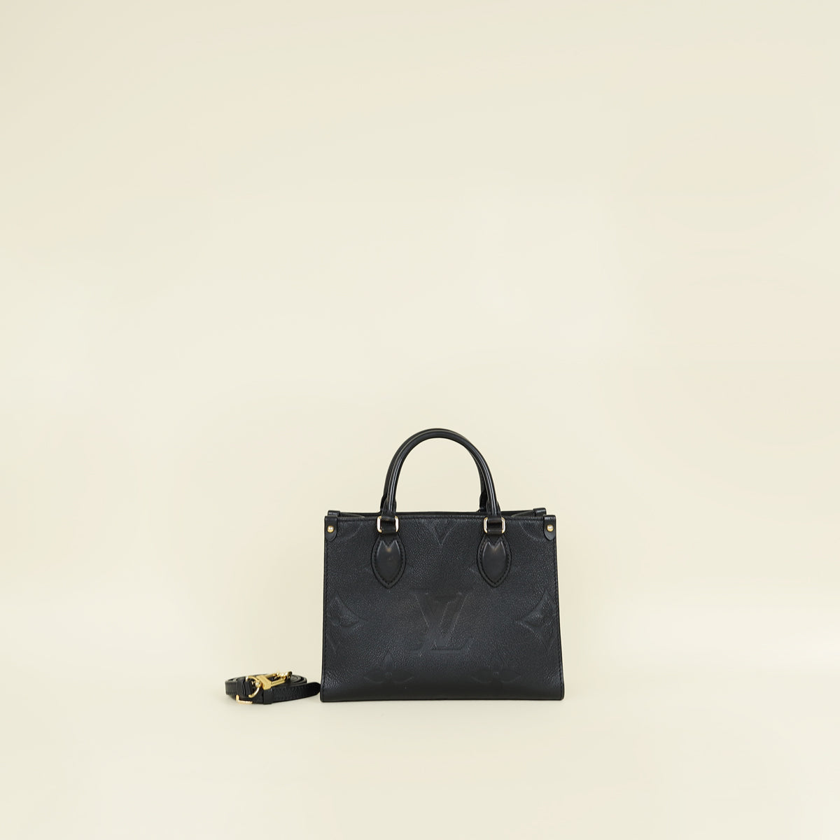Louis Vuitton Black Monogram Giant Empreinte OntheGo PM Bag
