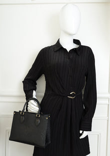 Louis Vuitton Black Monogram Giant Empreinte OntheGo PM Bag