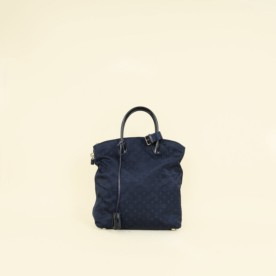 Louis Vuitton Blue Monogram Desire Vertical Lockit MM Bag