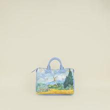 Louis Vuitton Periwinkle x Jeff Koons Masters Van Gogh Speedy 30 Bag