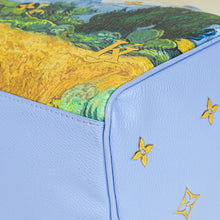 Louis Vuitton Periwinkle x Jeff Koons Masters Van Gogh Speedy 30 Bag