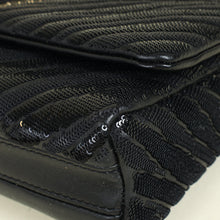 Louis Vuitton Black Sequins Embroidered Twist East West Shoulder Bag