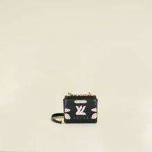 Louis Vuitton Black Lizard & Crystal Mini Twist Shoulder Bag