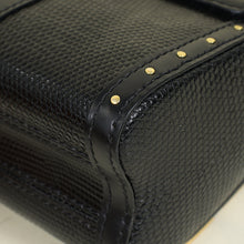 Louis Vuitton Black Lizard & Crystal Mini Twist Shoulder Bag
