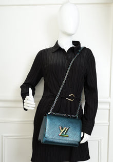Louis Vuitton Metallic Green Twist MM Bag