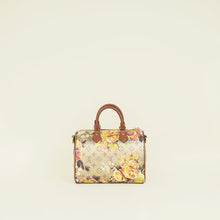 Louis Vuitton Metallic Gold Multicolor Monogram Garden Speedy Bandouliere 25 Bag