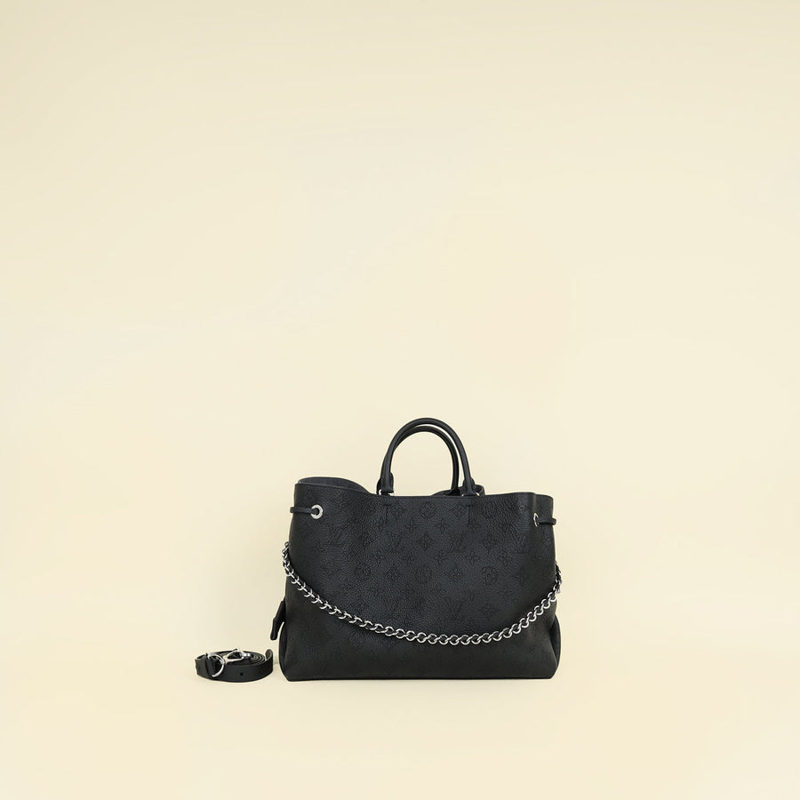 Louis Vuitton Noir Monogram Mahina Bella Tote Bag