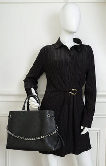 Louis Vuitton Noir Monogram Mahina Bella Tote Bag