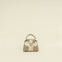 Louis Vuitton Bicolor Python Mini Capucines Bag