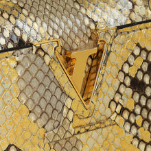 Louis Vuitton Bicolor Python Mini Capucines Bag