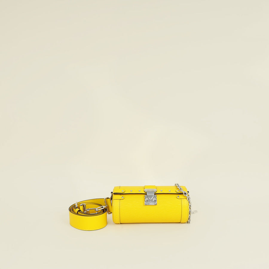 Louis Vuitton Yellow Papillon Trunk Bag