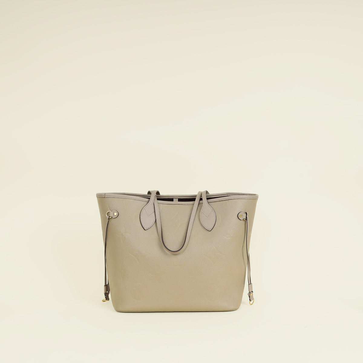 Louis Vuitton Tourterelle Monogram Empreinte Neverfull MM Bag