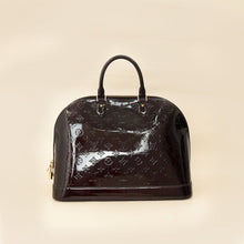 Louis Vuitton Amarante Vernis Monogram Alma GM Bag