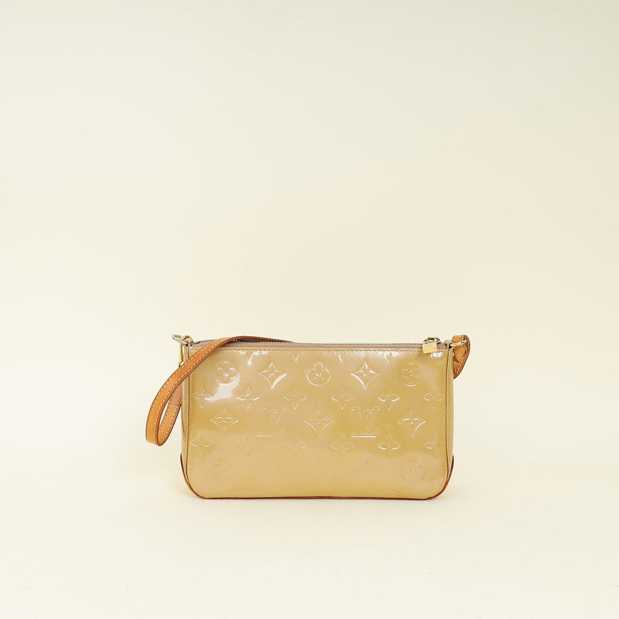 Louis Vuitton Noisette Monogram Vernis Mallory Square Bag