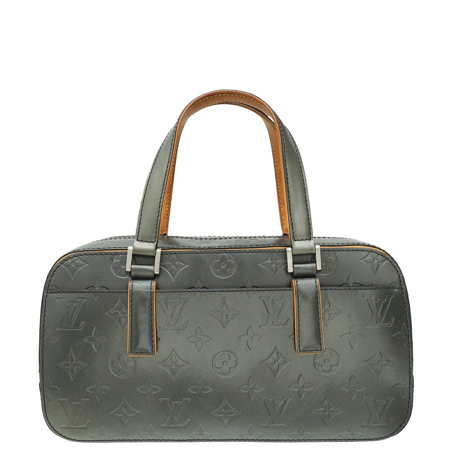 Louis Vuitton Gray Mat Monogram Shelton Bag