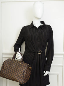 Louis Vuitton Damier Ebene Speedy 30 Bag