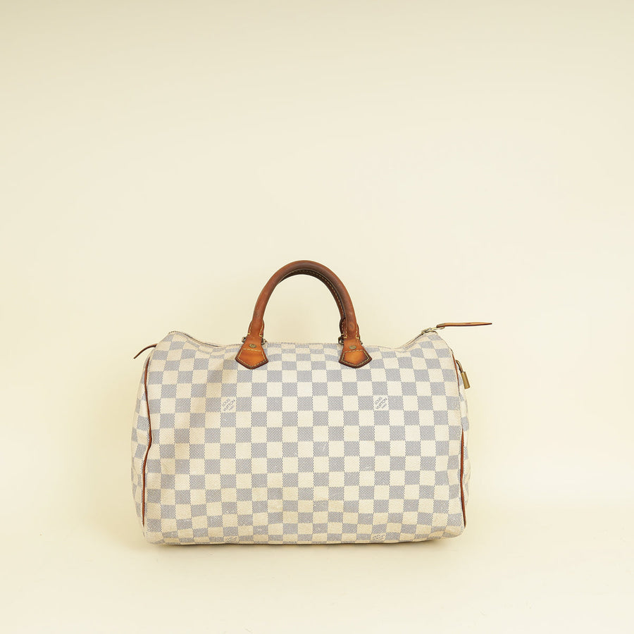 Louis Vuitton Damier Azur Speedy 35 Bag