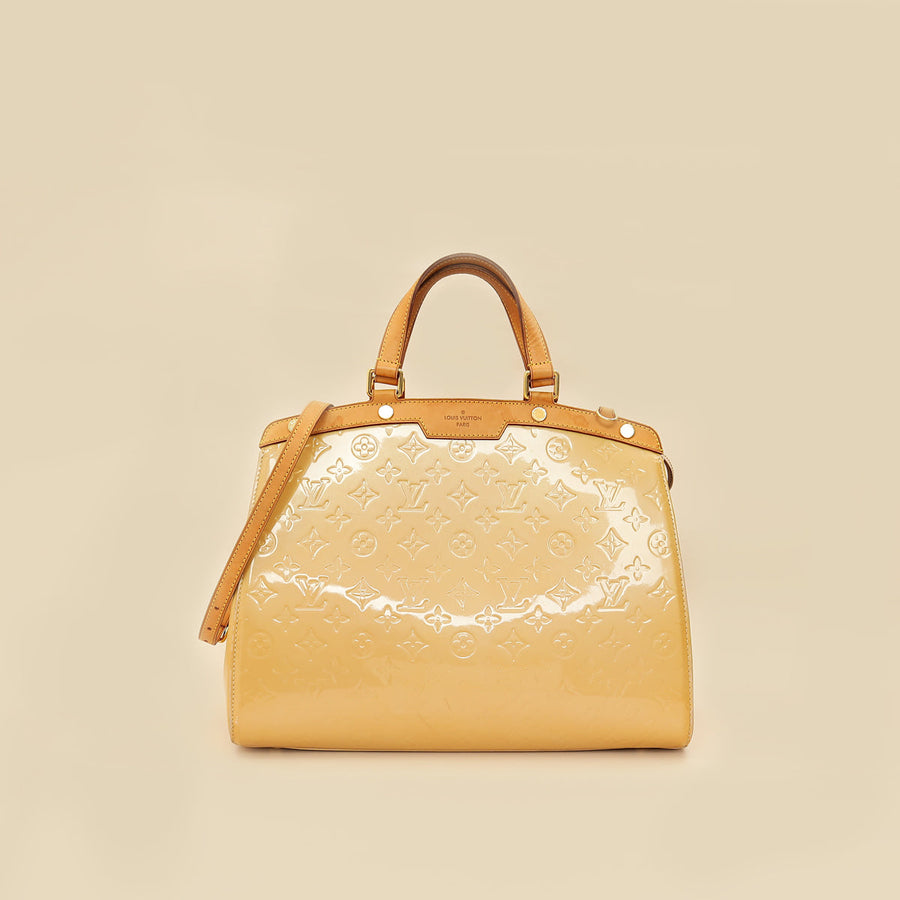 Louis Vuitton Dune Monogram Vernis Brea GM Bag
