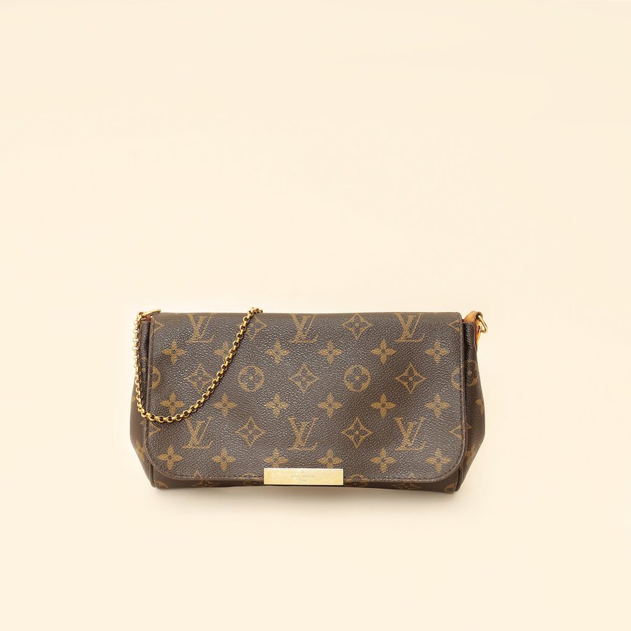 Louis Vuitton Ebene Monogram Favorite MM Bag
