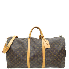 Louis Vuitton Monogram Keepall Bandouliere 60 Bag