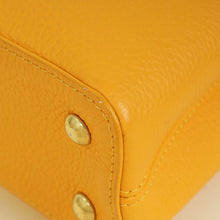 Louis Vuitton Ocher Yellow Capucines Mini Bag