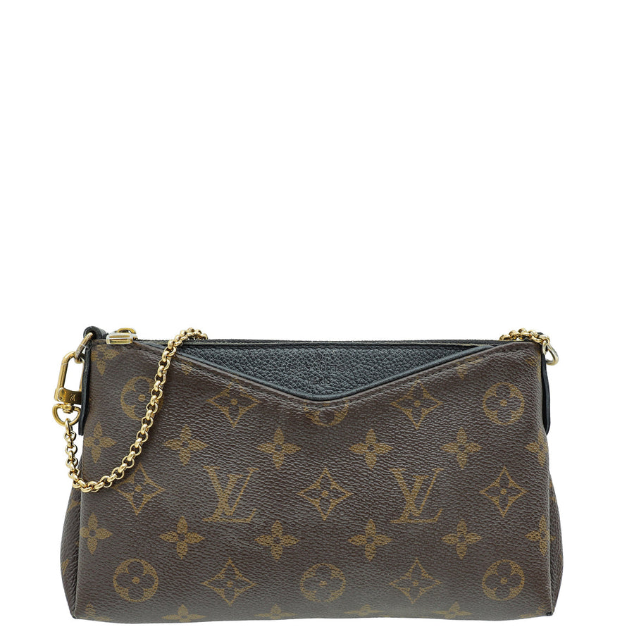 Louis Vuitton Bicolor Monogram Pallas Clutch Bag
