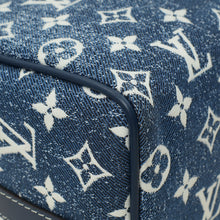 Louis Vuitton Navy Blue Monogram Denim Jacquard Speedy Bandouliere 25 Bag