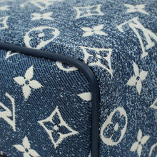 Louis Vuitton Navy Blue Monogram Denim Jacquard Speedy Bandouliere 25 Bag