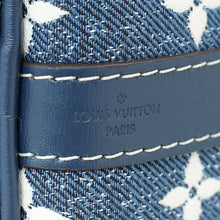 Louis Vuitton Navy Blue Monogram Denim Jacquard Speedy Bandouliere 25 Bag