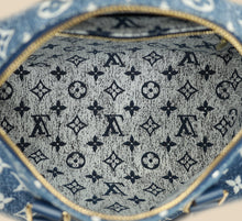 Louis Vuitton Navy Blue Monogram Denim Jacquard Speedy Bandouliere 25 Bag