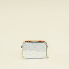 Louis Vuitton Silver Monogram Mirror Soft Handle Trunk Bag