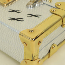 Louis Vuitton Metallic Bicolor Petite Malle Bag
