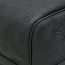 Louis Vuitton Matte Black Monogram Shadow Keepall Bandouliere 50 Bag