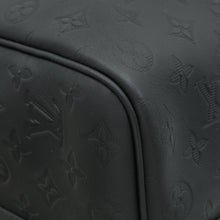 Louis Vuitton Matte Black Monogram Shadow Keepall Bandouliere 50 Bag
