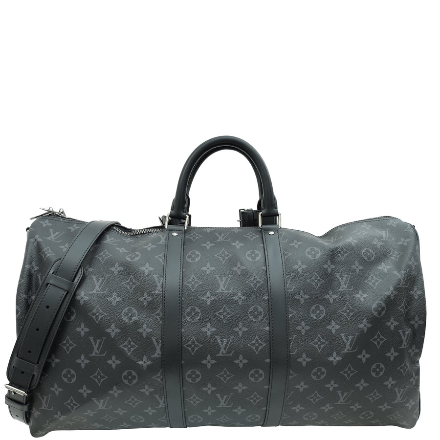 Louis Vuitton Monogram Eclipse Keepall 55 Bag