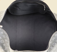 Louis Vuitton Graphite Monogram Eclipse Keepall 55 Bag