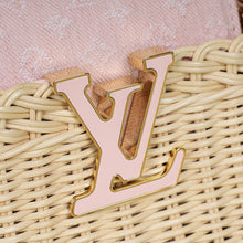 Louis Vuitton Washed Pink Rattan Mini Capucines Bag