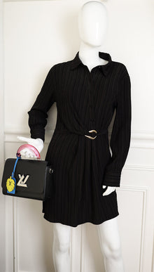 Louis Vuitton Black Twist Plexiglass Top Handle MM Bag