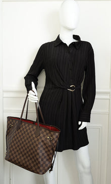 Louis Vuitton Damier Ebene Neverfull MM Bag