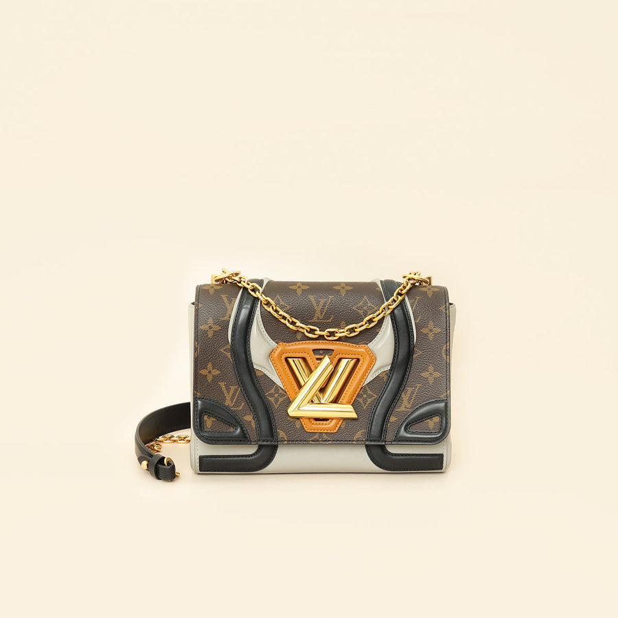 Louis Vuitton Tricolor Monogram Twist MM Bag