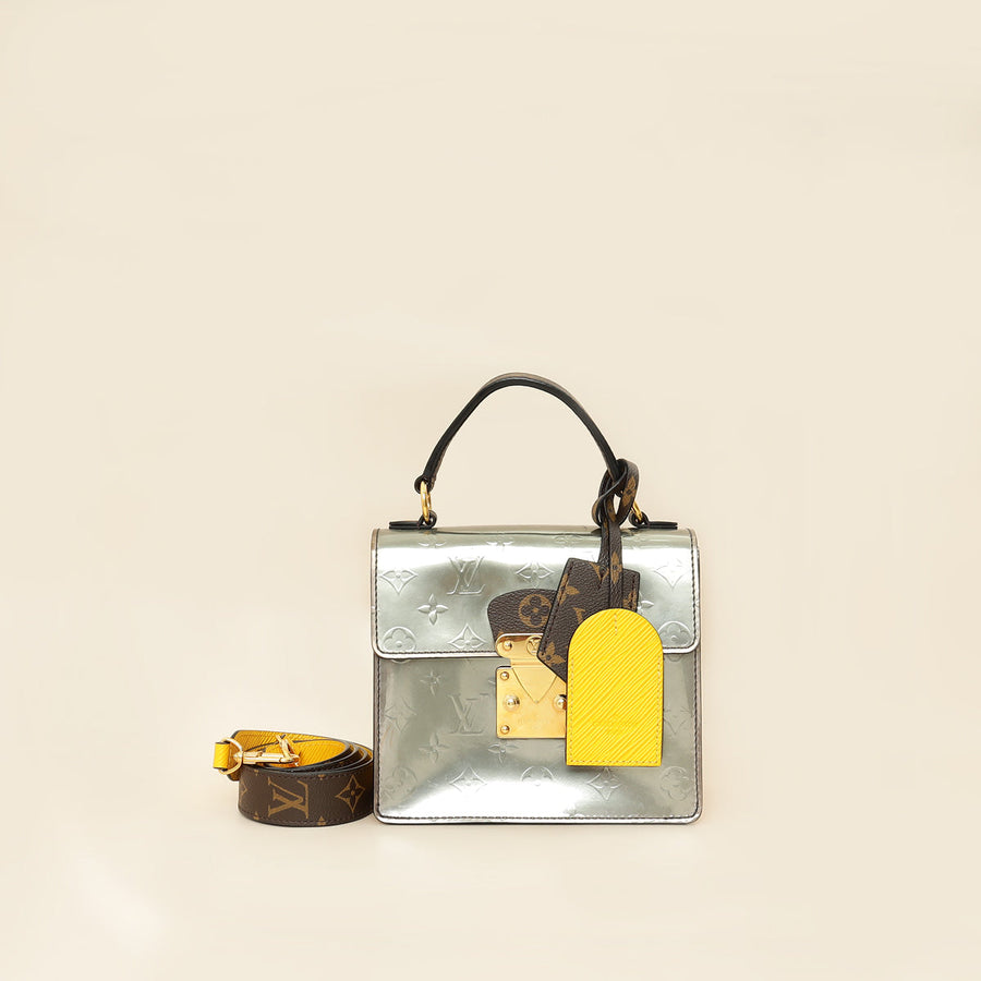 Louis Vuitton Champagne Monogram Vernis Spring Street Bag