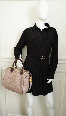 Louis Vuitton Sephia Monogram Mini Lin Speedy 30 Bandouliere Bag