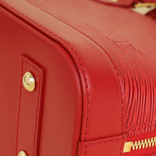 Louis Vuitton Coquelicot Red Alma BB Bag W/ Z Initial