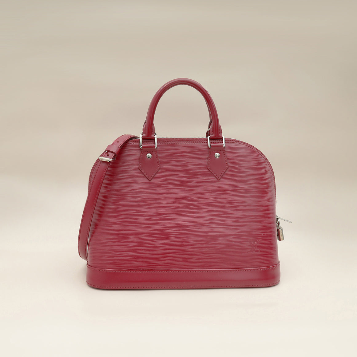 Louis Vuitton Framboise Alma PM Bag W/ Extra Strap