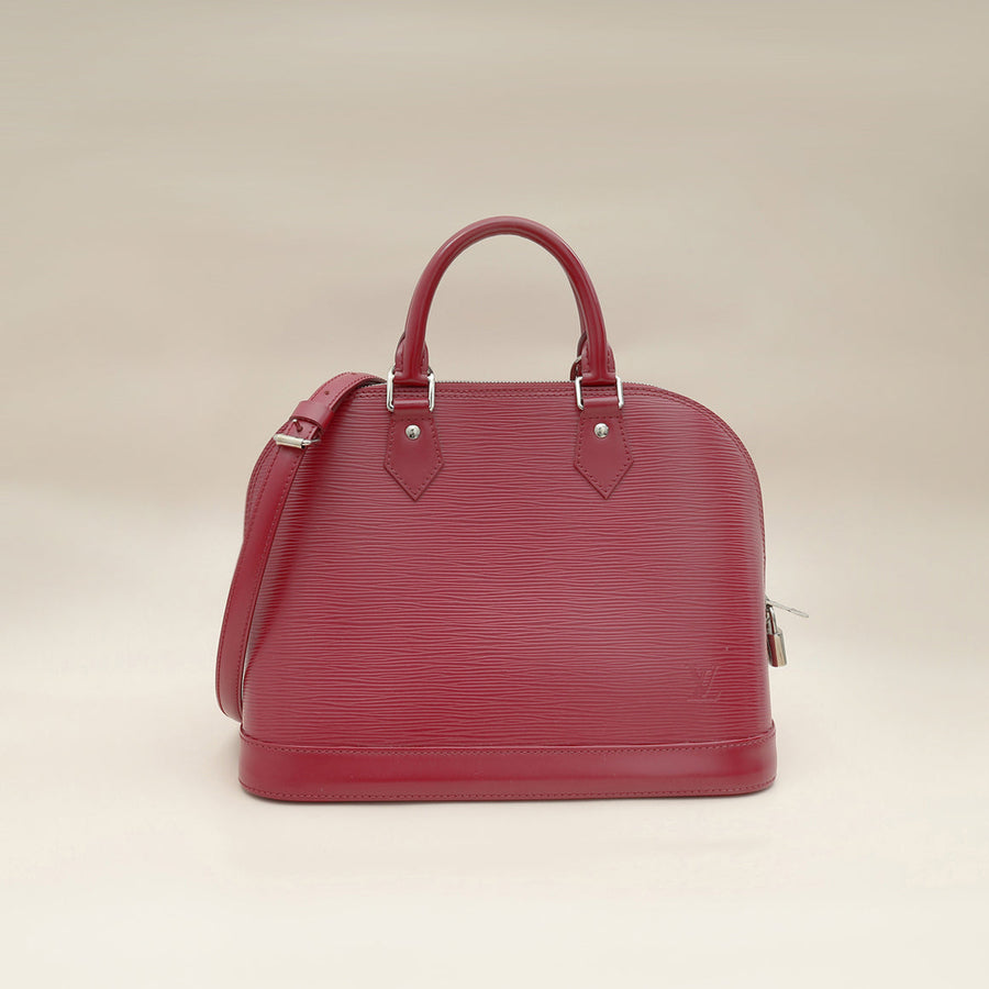 Louis Vuitton Framboise Alma PM Bag W/ Extra Strap