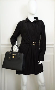 Louis Vuitton Black City Steamer PM Bag